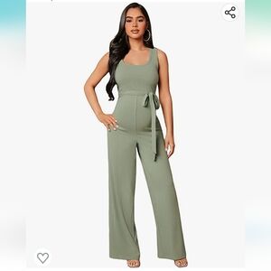 Maternity mint green jumpsuit